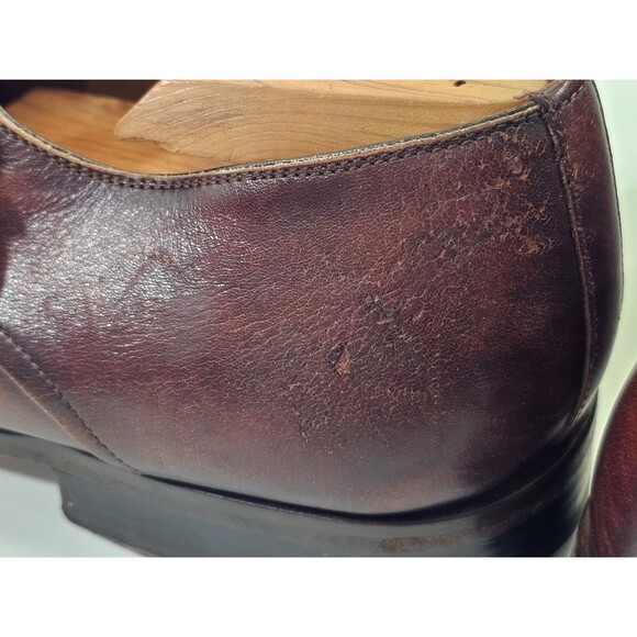 MAGNANNI Silvio Men's Size 13 Tabaco Double‎ Monk Strap Leather Dress Shoes EUC - Picture 7 of 13